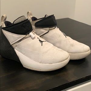 Black and white Jordan’s